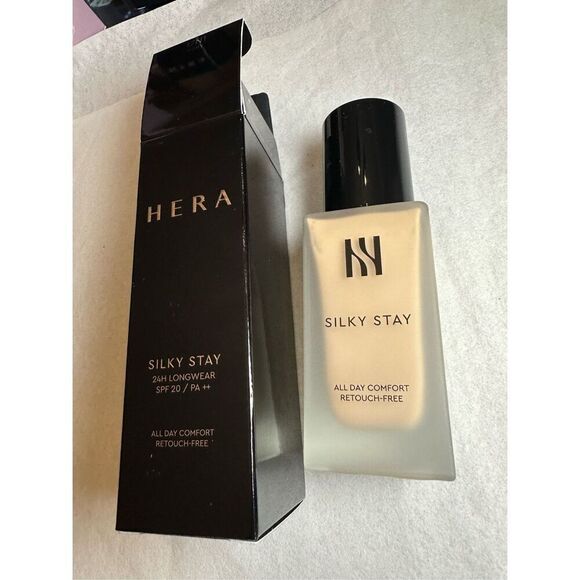 HERA Silky Stay Foundation 24h Longwear add 20 color 16N Ivory - Picture 1 of 5